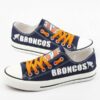 Denver Broncos Football 4 Gift For Fans Low Top Custom Canvas Shoe 2