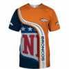 Denver Broncos T-shirt 3D summer Short Sleeve gift for fan 3