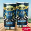 Detroit Lions Baby Yoda Tumbler Custom Name 3