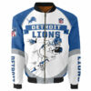 Detroit Lions Bomber Jacket Graphic Running men gift for fans 3