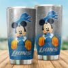 Detroit Lions Custom Tumblers Mickey 2