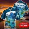 Detroit Lions Customized Summer Hawaiian Shirt 2