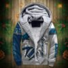 Detroit Lions Fleece Jacket 3D Graphic balls 2