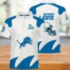 Detroit Lions Football 5 Polo Shirt L98 3