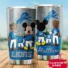 Detroit Lions Grogu Mickey Groot Custom Name Tumbler 3