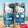 Detroit Lions Hello Kitty Custom Name Tumbler 3