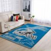 Detroit Lions Team Logo Helmet Nice Gift Living Room Carpet Rug Home Decor 5