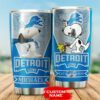 Detroit Lions Tumbler Snoopy 12 custom name 2