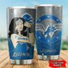 Detroit Lions Wonder Woman Custom Name Tumbler 3