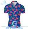 Detroit Pistons Hawaiian Shirt Small Flowers 5