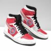 Detroit Pistons NBA Fashion Sneakers Basketball Shoes Leather High Top 3