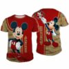 Disney Mickey Mouse San Francisco 49ers 25 Gift For Fan 3D T Shirt 2