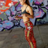 Dizzy Motion Zig Zag San Francisco 49ers Leggings 5