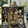 Drew Brees New Orleans Saints 3D Customized Quilt Blanket 4