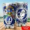 Duke Blue Devils Grateful Dead Custom Name Tumbler 2