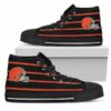 Edge Straight Perfect Circle Cleveland Browns Custom Canvas High T 2