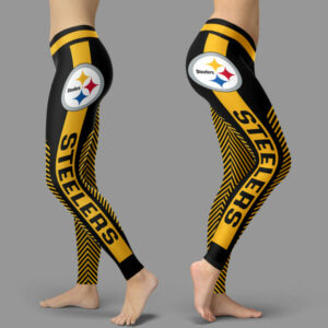 Fashion Gorgeous Fitting Fabulous Pittsburgh Steelers Leggings 3