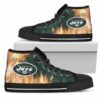 Fighting Like Fire New York Jets Custom Canvas High Top Shoes L98 3