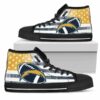 Flag Rugby Los Angeles Chargers Custom Canvas High Top Shoes L98 3