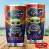 Florida Gators Baby Yoda Custom Name Tumbler 3