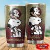 Florida State Seminoles Snoopy Custom Name Tumbler 3