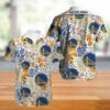 Golden State Warriors Hawaiian Shirt Flower graphic Short Sleeve 2