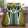 Green Bay Packers 4 Gift For Fan Duvet Quilt Bedding Set H97 2