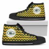 Green Bay Packers 7 Custom Canvas High Top Shoes L98 2