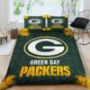 Green Bay Packers Bedding Set Sleepy (Duvet Cover & Pillow Cases) 2