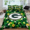 Green Bay Packers Bedding Set Sleepy (Duvet Cover & Pillow Cases) 2