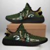 Green Bay Packers Brett Favre Yeezy Customize Sneakers Sport Teams 3