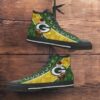 Green Bay Packers Christmas Football Custom Canvas High Top Shoes 2