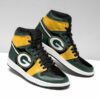 Green Bay Packers Custom Sneakers Gift For Fans Size Sneaker High 3