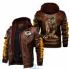 Green Bay Packers father Leather jacket 3