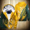 Green Bay Packers Fleece Jacket 3D Graphic Cartoon player 3