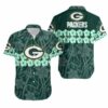 Green Bay Packers Flower and Logo Hawaii Shirt and Shorts Summer Colle 2