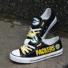 Green Bay Packers Football 3 Gift For Fans Low Top Custom Canvas S 3