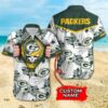 Green Bay Packers Grateful Dead Gift For Fan Personalized Hawaiian 2