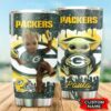 Green Bay Packers Grogu Groot Custom Name Tumbler 2