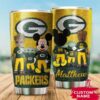 Green Bay Packers Grogu Mickey Groot Custom Name Tumbler 2