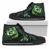 Green Bay Packers Hulk Custom Canvas High Top Shoes L98 2