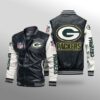 Green Bay Packers Leather Jacket Gift for fans 2