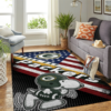 Green Bay Packers Living Room Area Rug DTTRUG1702099 2