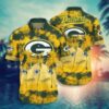 Green Bay Packers logo Hawaiian shirt, short 2