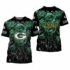 Green Bay Packers Roses Gift For Fan 3D T Shirt Sweater Zip Ho 2