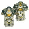 Green Bay Packers Skull Gift For Fan Hawaii Shirt and Shorts Summe 3