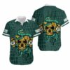 Green Bay Packers Snake And Skull Hawaii Shirt and Shorts Summer Colle 3