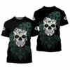 Green Bay Packers Sugar Skull Men’s And Women’s Gift For Fan 3 2