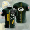 Green Bay Packers T-shirt 3D Performance Short Sleeve 3