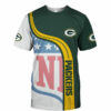 Green Bay Packers T-shirt 3D summer Short Sleeve gift for fan 2